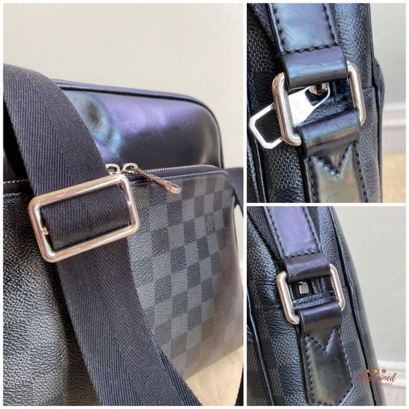 Authentic Louis Vuitton Damier Graphite Canvas Dayton Reporter PM Crossbody Bag - Picture 6 of 14